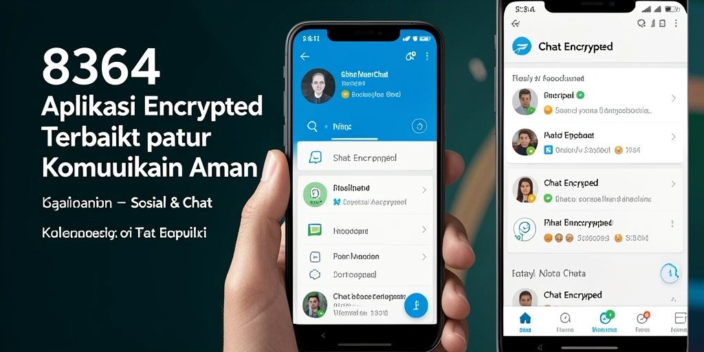 Antarmuka pengguna 8364 yang intuitif dan menarik untuk Chat Encrypted.