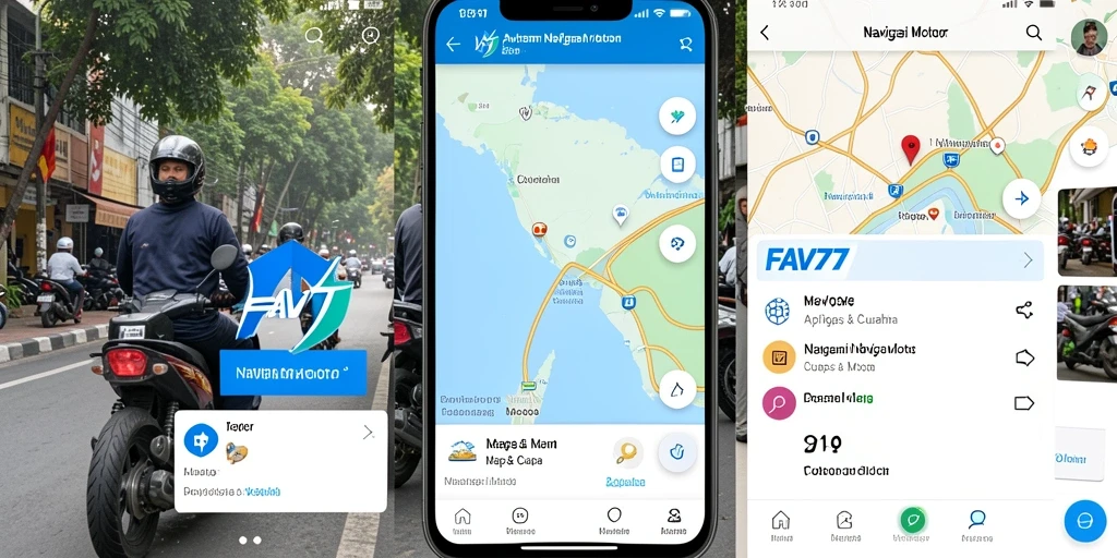 Antarmuka aplikasi FAV77 yang intuitif dan mudah digunakan.