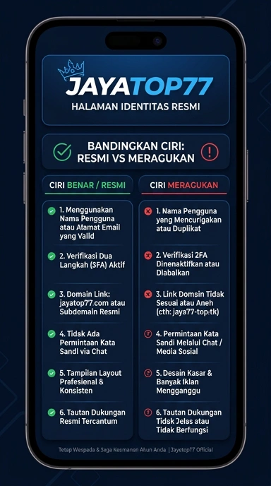 Kanal Resmi jayatop77 untuk Pengguna Android Indonesia